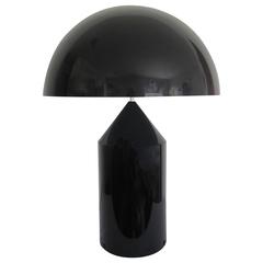 Italian Modern Black Table or Desk Lamp by Oluce
