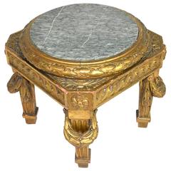 French Giltwood Urn Stand or Pedestal