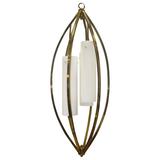 1960s Brass Birdcage Pendant