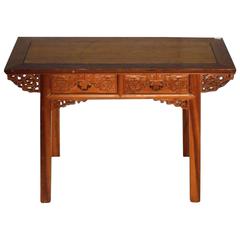 Antique Chinese Carved Desk 1