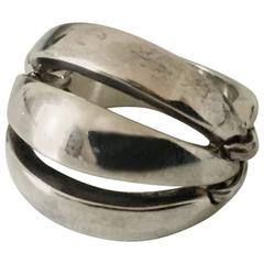 Modern Georg Jensen Sterling Silver Ring #427
