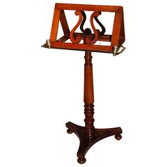 Regency Mahogany Adjustable Duet Music Stand