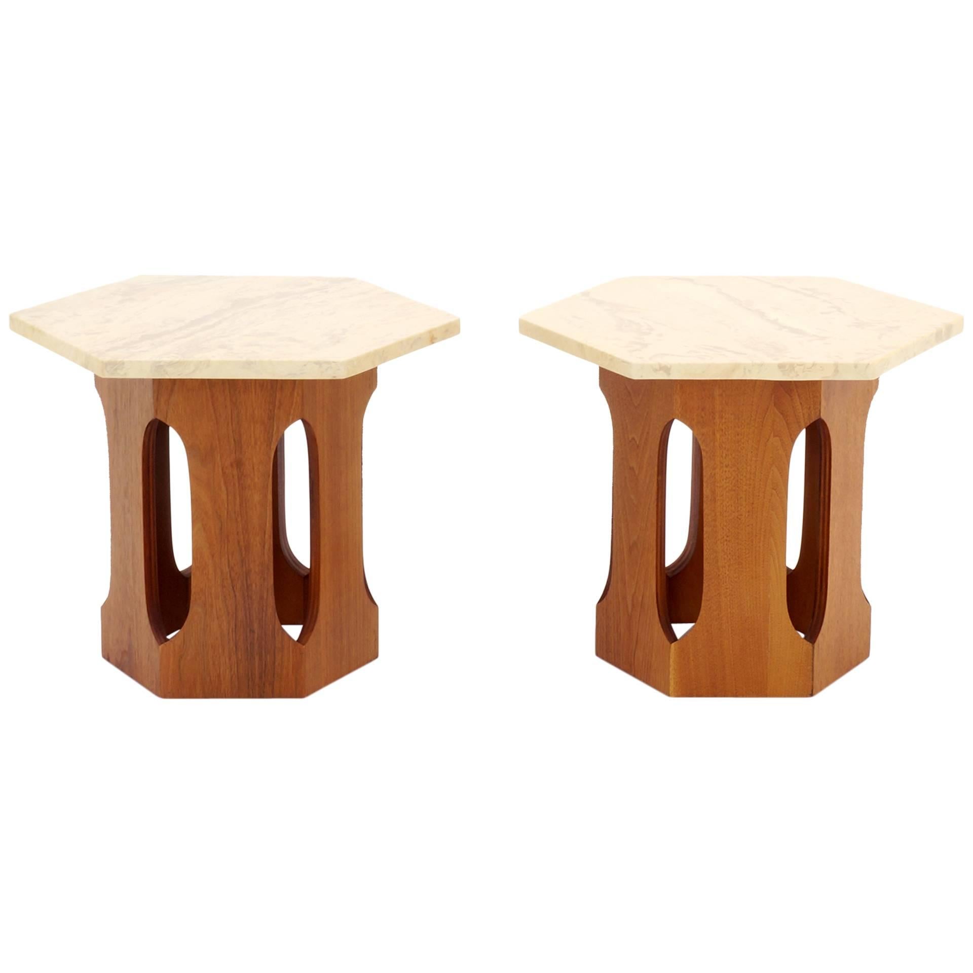 Pair of Harvey Probber Style Side Tables For Sale