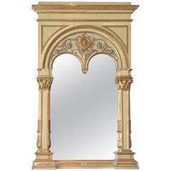 Italian Parcel Gilt and Painted Mirror 10