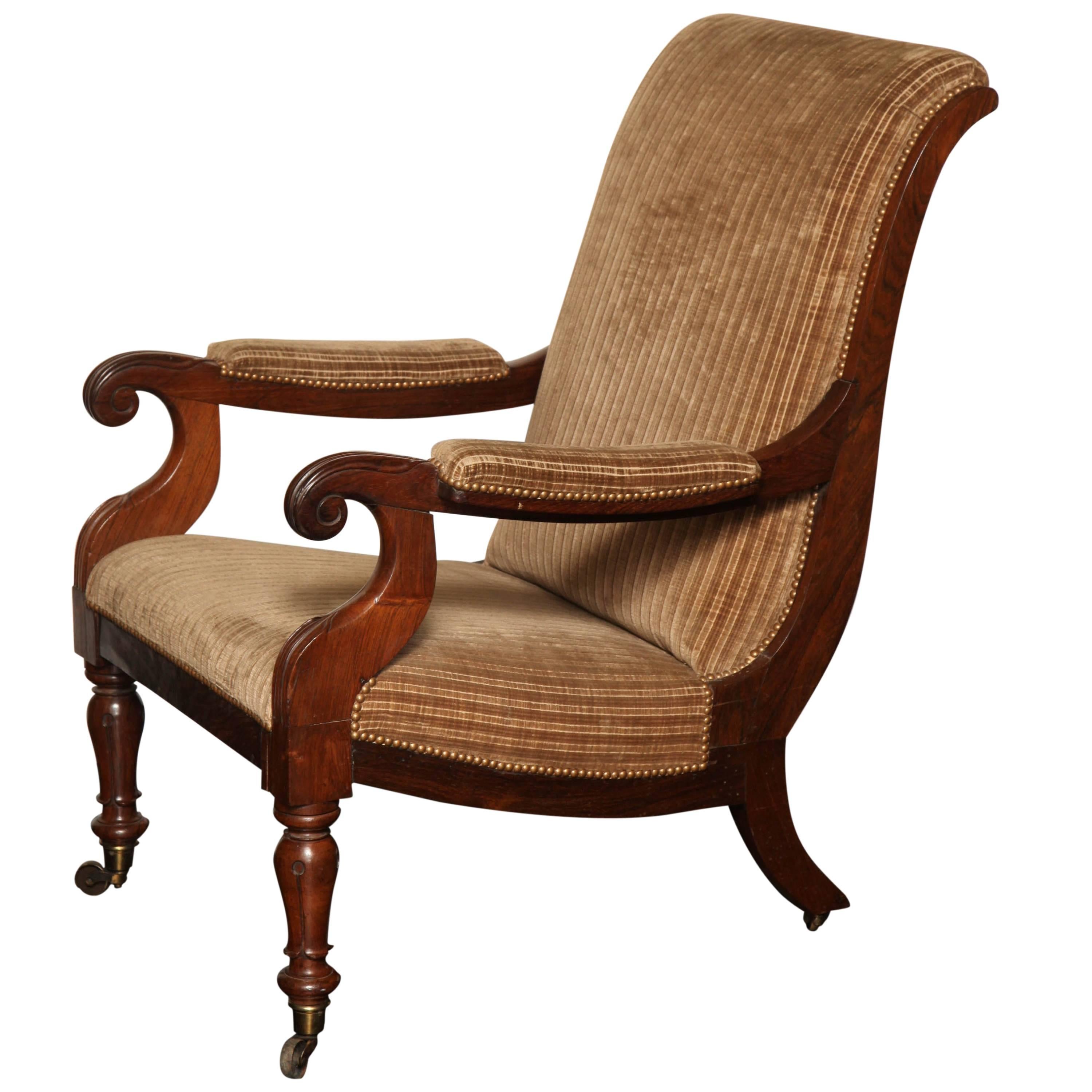 Early 19th Century Regency Library Armchair
