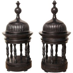 Mid 19th Century Hardwood Architectural Models. Ex Collection Castle Howard