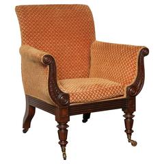 English Regency Library Chair