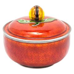 Enamel Sterling Silver Bowl 9