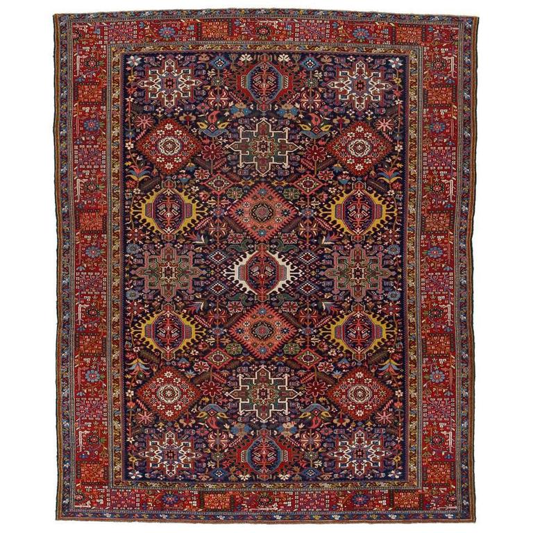 Antique Bakshaish Rug For Sale at 1stdibs