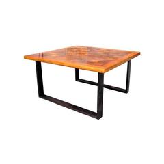 Rosewood Parquetry Table by Arne Vodder for France & Son 10