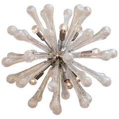 Murano "Avventurina" Glass Sputnik Chandelier 11