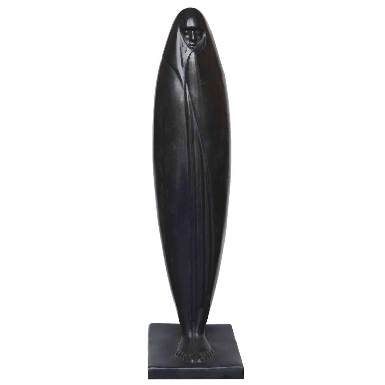 Celine Lepage "Femme De Marrakech" Bronze Sculpture For Sale