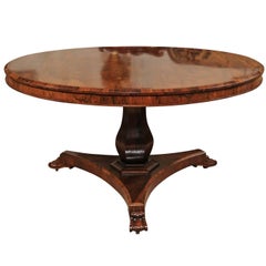 English William IV Rosewood Centre Table