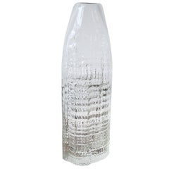 Tapio Wirkkala für Rosenthal Skulpturale Vase aus massivem Kunstglas, ca. 1960er Jahre