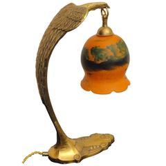 Big Art Nouveau Table Lamp by Charles Ranc 5