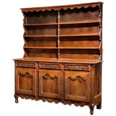 18th Century Chestnut Dresser and Rack