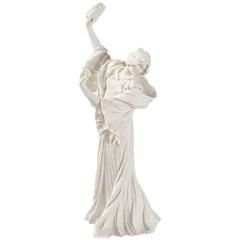 Agathon Léonard and Sevres French Art Nouveau Bisque Ceramic Sculpture 9