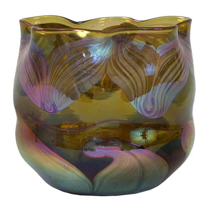 Tiffany Studios New York Favrile Glass Vase