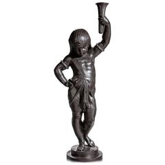 Bronze Patinated Cast Iron Figure