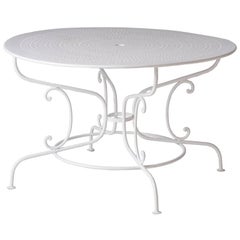 French Wrought Iron Garden Table, circa 1900
