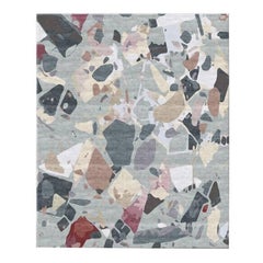 Moulin Rouge Rug, Contemporary Wool and Silk Handmade Fine Rug