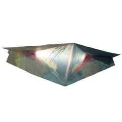 Contemporary Design Light, Hanging Lamp in Epoxy Resin and Fiberglass