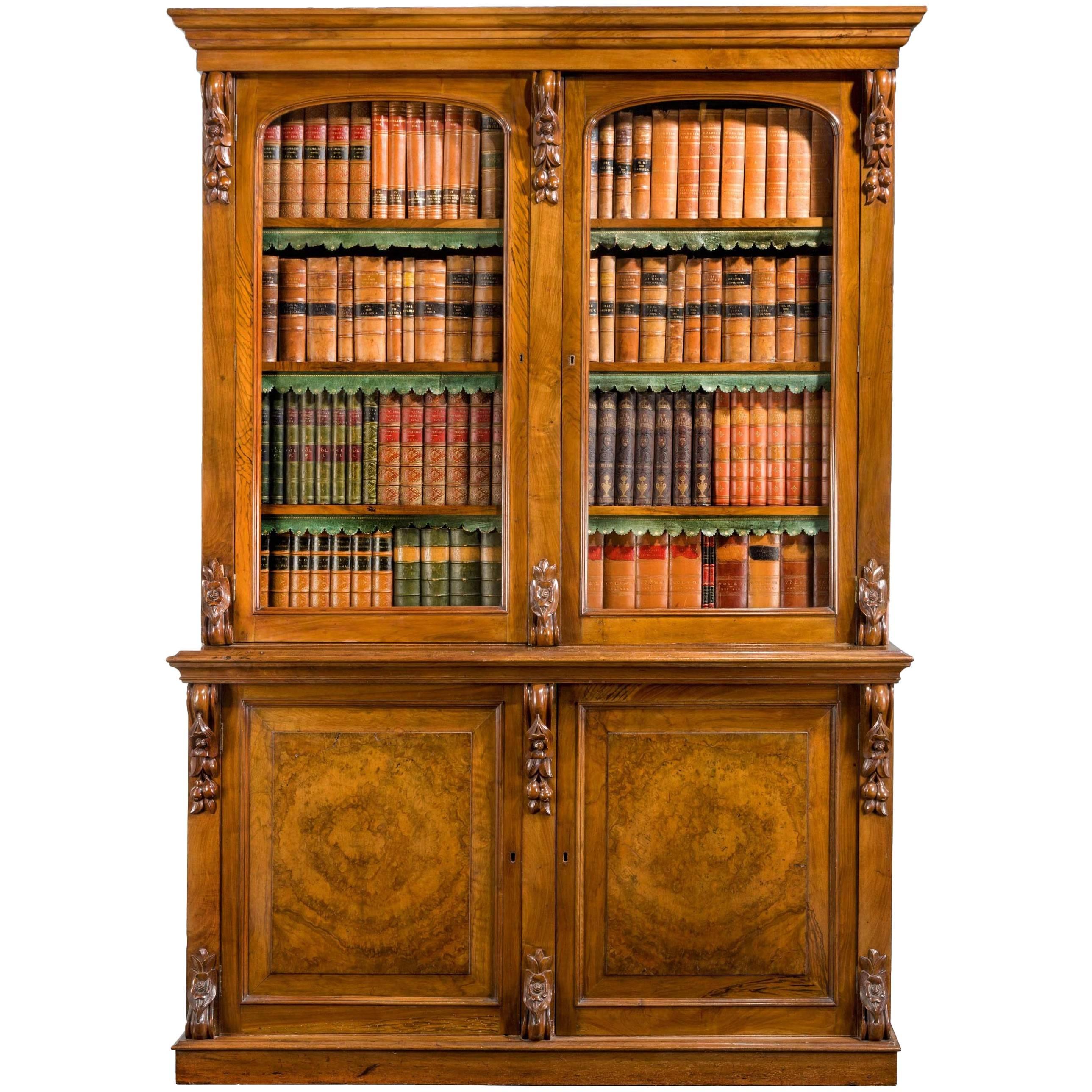 Mid-19th Century Walnut Bookcase