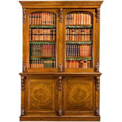 Mid-19th Century Walnut Bookcase Mid-19th Century Walnut Bookcase