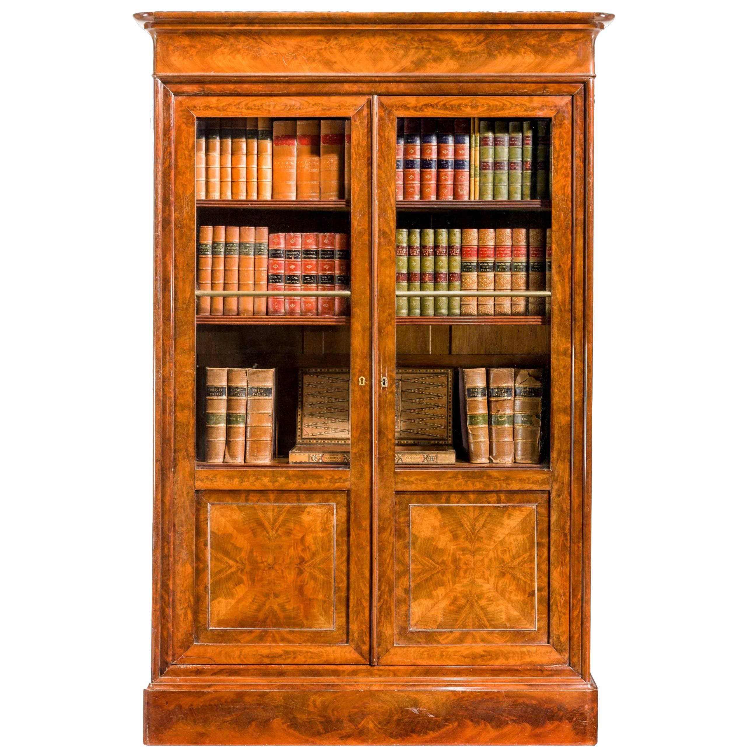 19th Century Walnut Bookcase