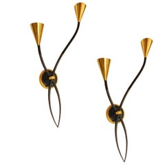 Two Pairs of French Sconces by Lunel