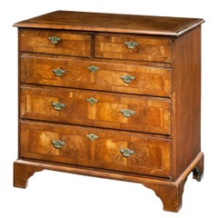 George II Period Walnut Chest of Drawers