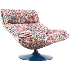 Mid-Century Modern Swivel Chair Model F518 by Geoffrey Harcourt for Artifort
