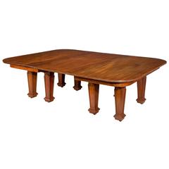 Antique 19th Century Dining Table by Holland and Sons