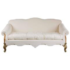 19th Century Large Parcel-Gilt Sofa