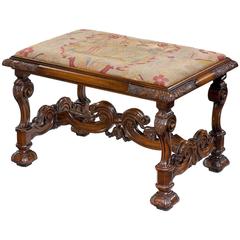 19th Century Carved Stool