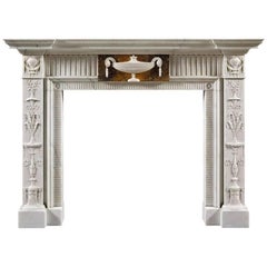 Neoclassical Style Antique Fireplace Mantel