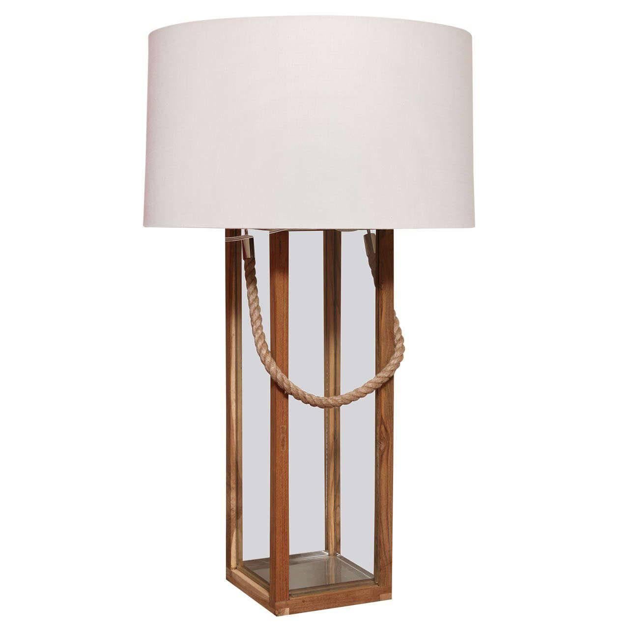 Organic and Super Chic Lamp For Sale