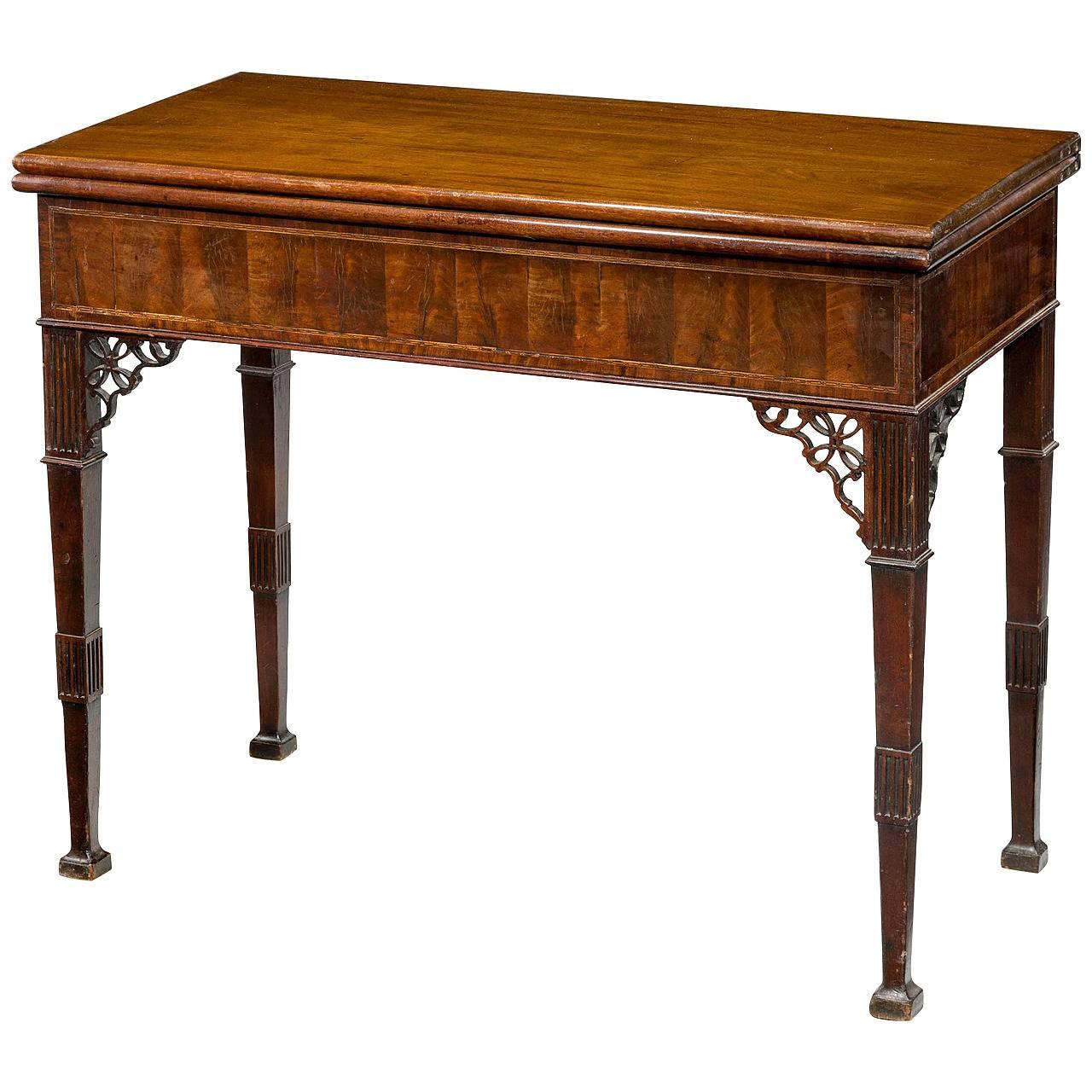 Chippendale Period Mahogany Tea Table