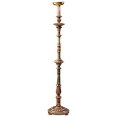 19th Century Italian Candlestick Lamp