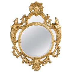 18th Century Italian Giltwood Mirror