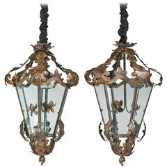 Pair of Six-Panel Lanterns 7