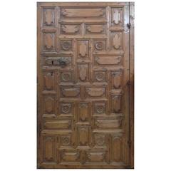 Solid Carved Door, circa 1780