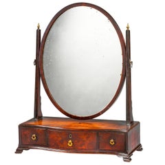 18th Century Mahogany Dressing Mirror