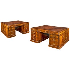 Pair of Early 20th Century Partners Desks