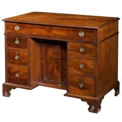 George III Period Mahogany Kneehole Desk 9