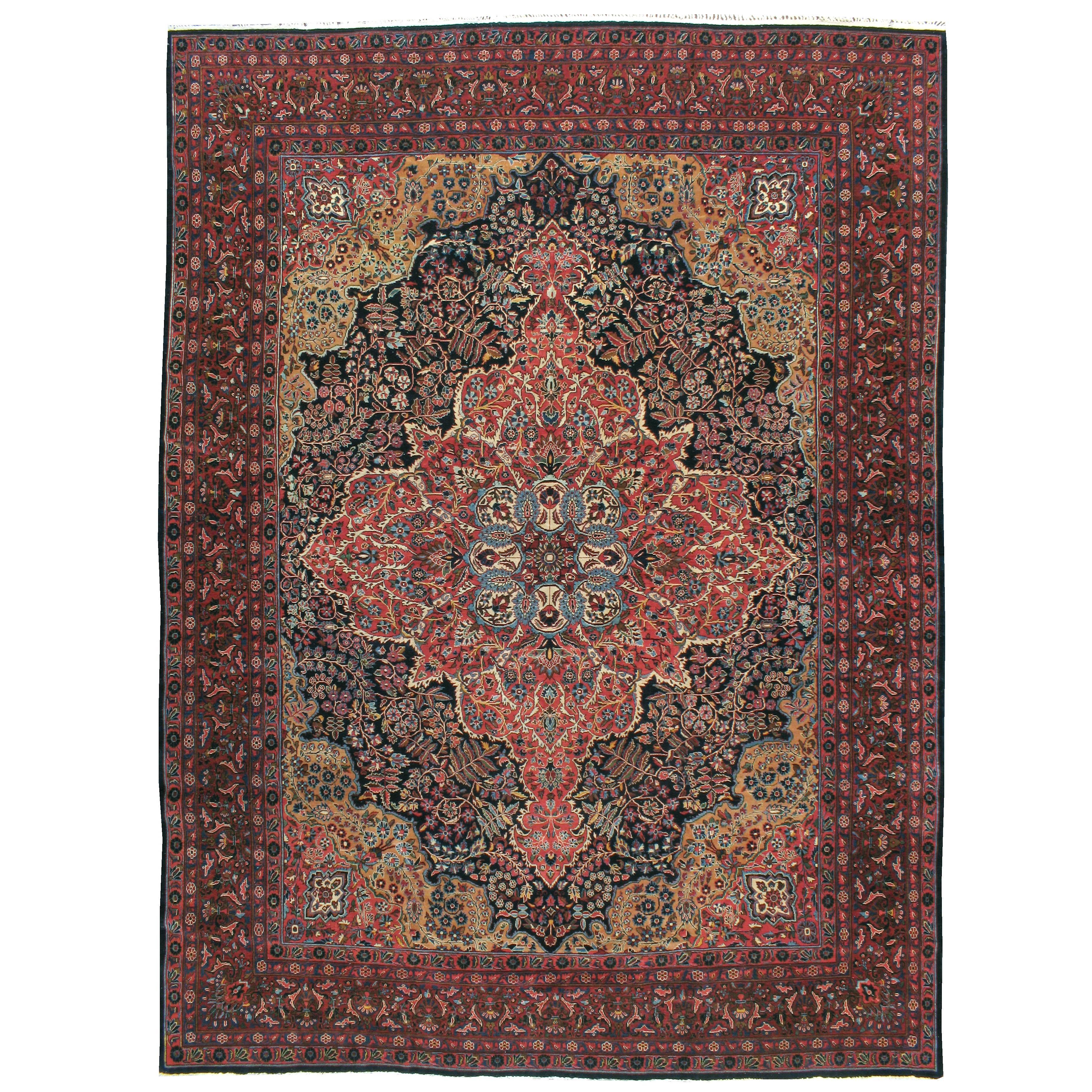 Antique Persian Sarouk Rug