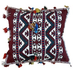 Zabihi Collection 19th century Used Turkeman Pillow
