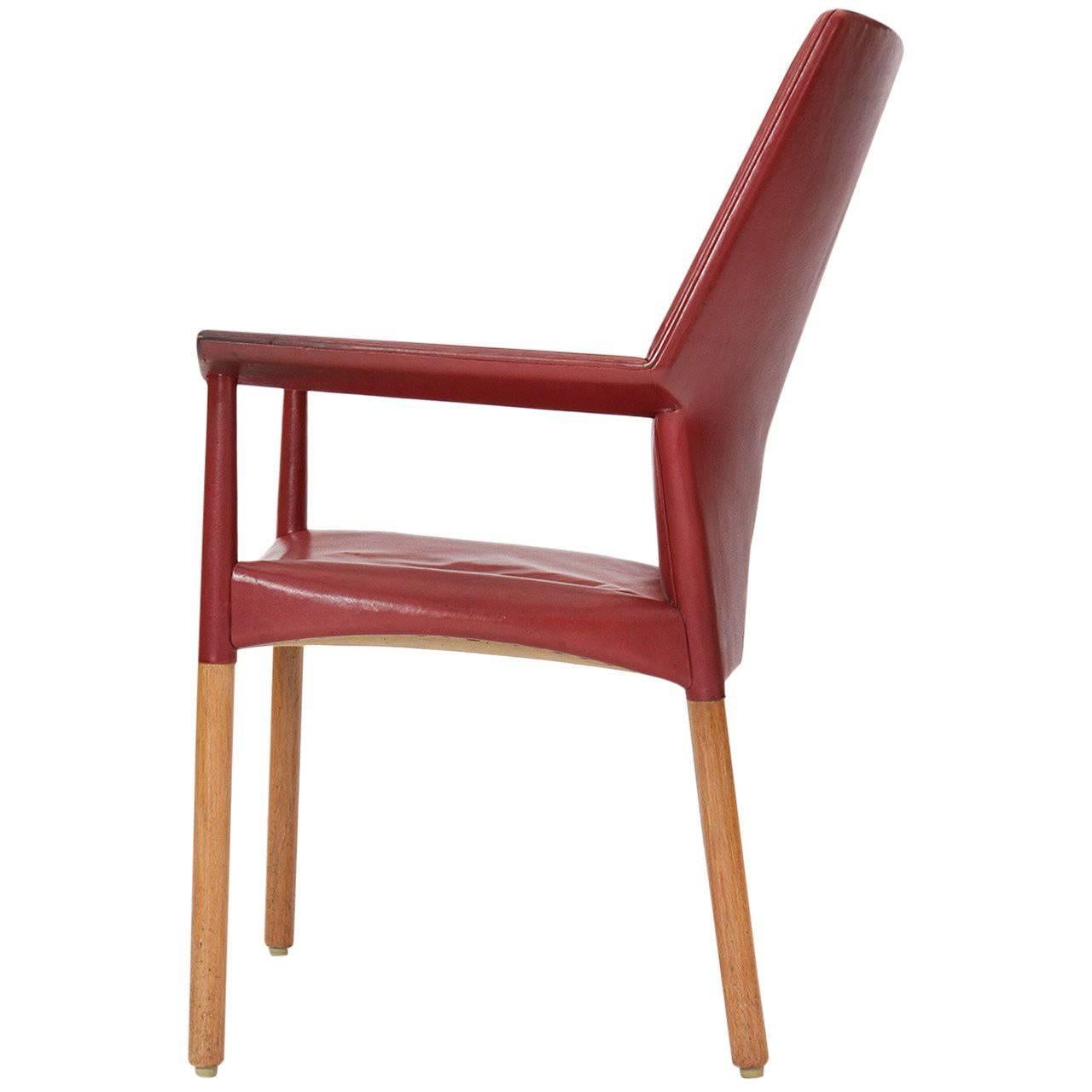 Dänischer Sessel aus den 1950er Jahren von Ejner Larsen & Aksel Bender Madsen für Willy Beck
