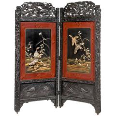 19th Century Two-Fold Oriental Screen 7
