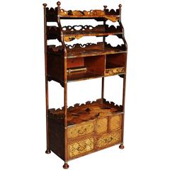 Late 19th Century, Japanese Parquetry Cabinet 3